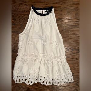 Super cute lined J CREW peplum top